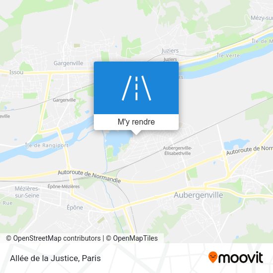 Allée de la Justice plan