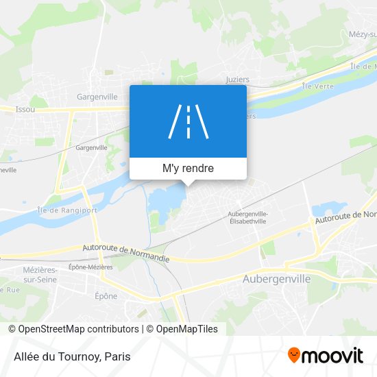 Allée du Tournoy plan
