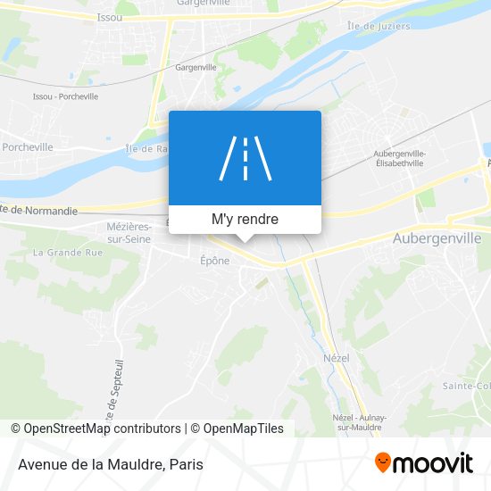 Avenue de la Mauldre plan