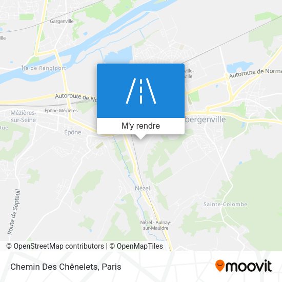 Chemin Des Chênelets plan
