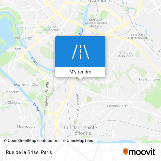 Rue de la Brise plan