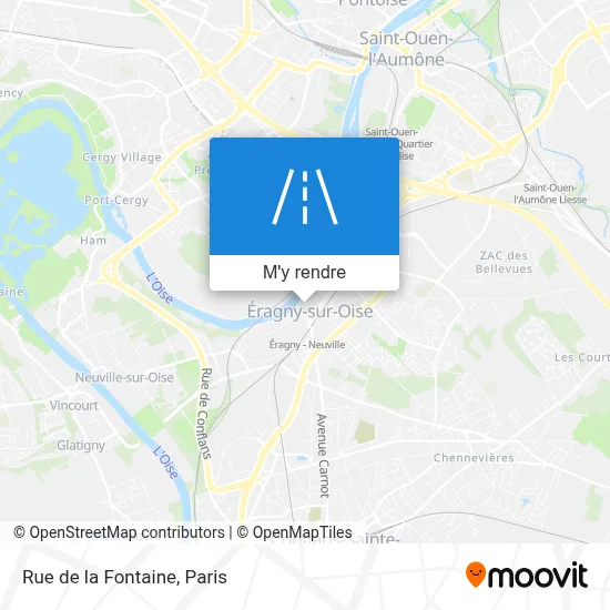 Rue de la Fontaine plan