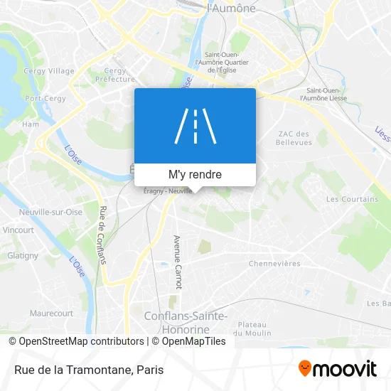 Rue de la Tramontane plan