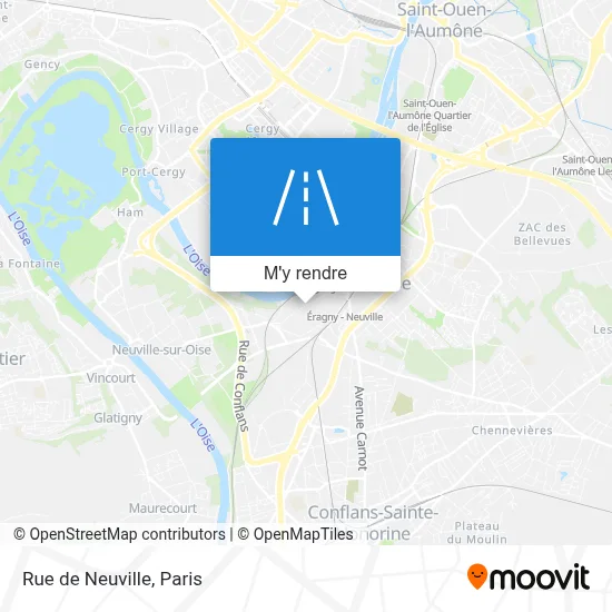 Rue de Neuville plan