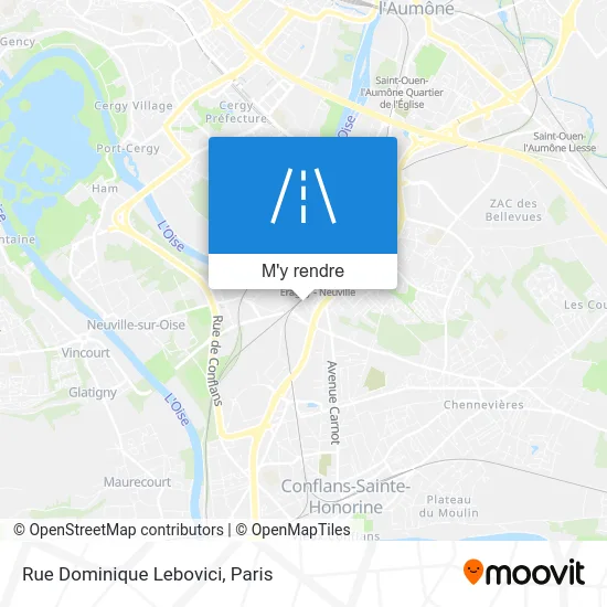 Rue Dominique Lebovici plan