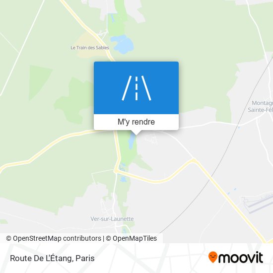 Route De L'Étang plan