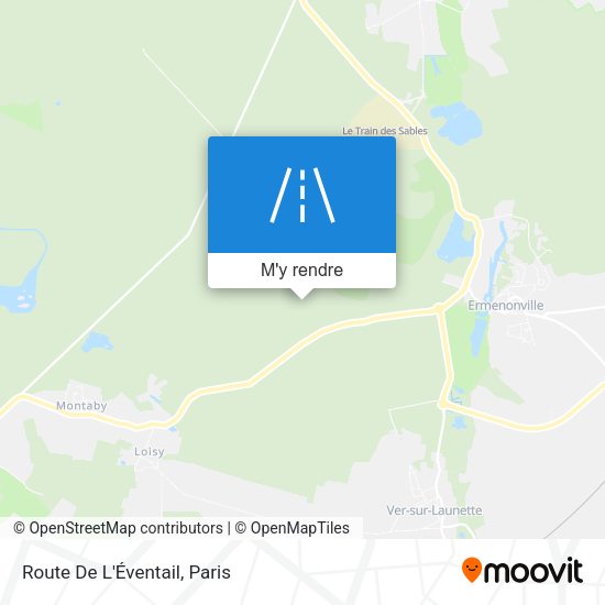 Route De L'Éventail plan