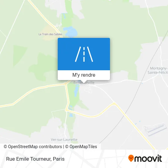 Rue Emile Tourneur plan