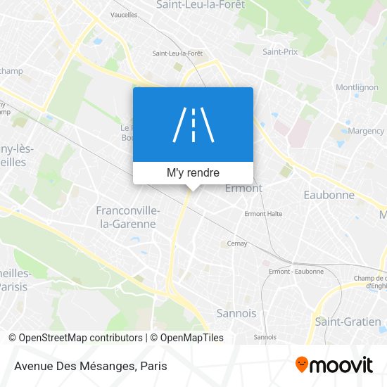 Avenue Des Mésanges plan