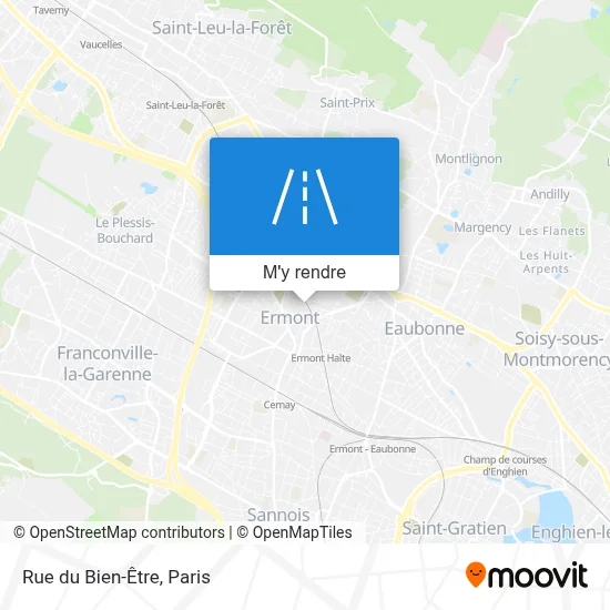 Rue du Bien-Être plan