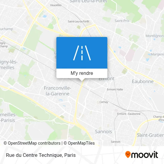 Rue du Centre Technique plan