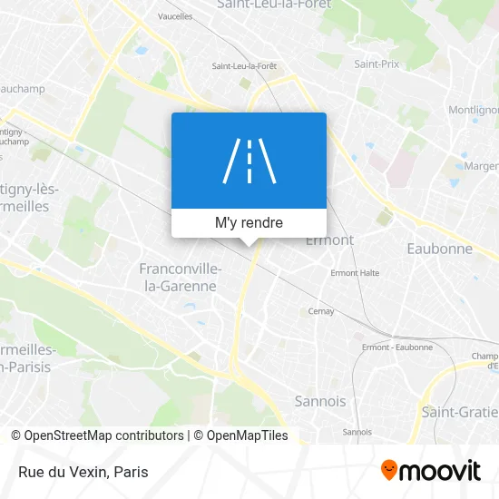 Rue du Vexin plan