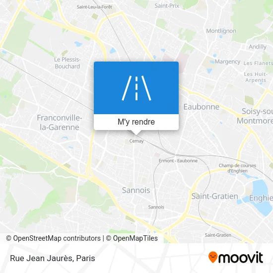 Rue Jean Jaurès plan