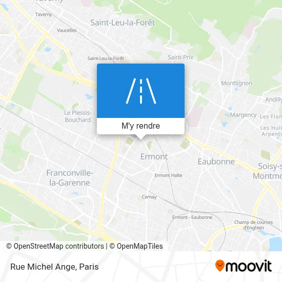 Rue Michel Ange plan