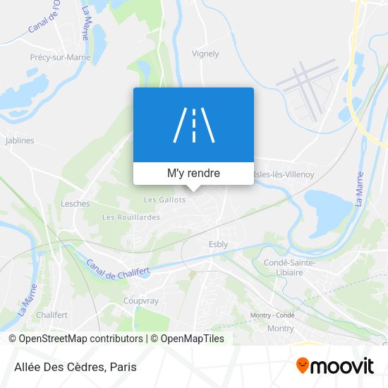 Allée Des Cèdres plan