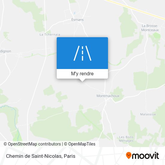 Chemin de Saint-Nicolas plan
