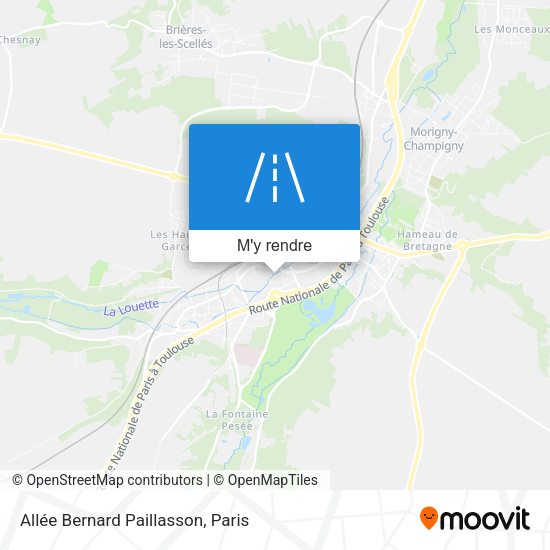 Allée Bernard Paillasson plan