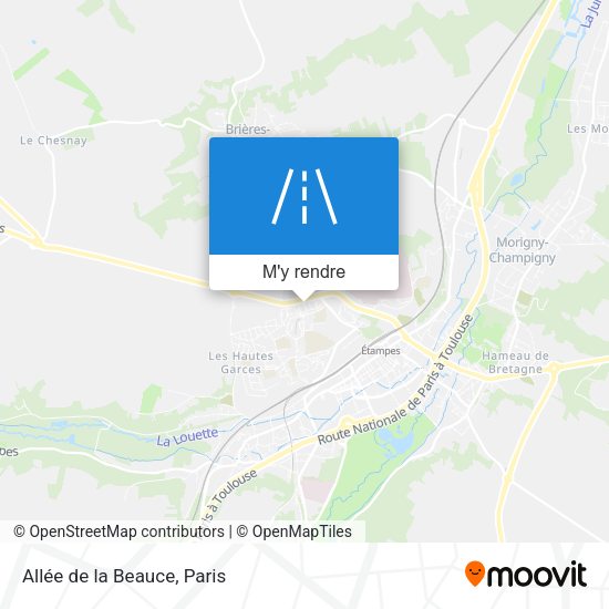 Allée de la Beauce plan