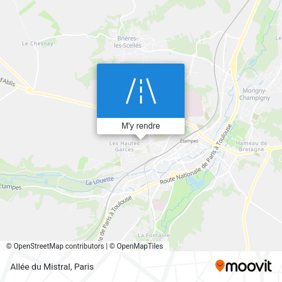 Allée du Mistral plan
