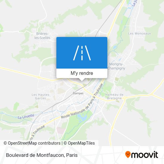 Boulevard de Montfaucon plan