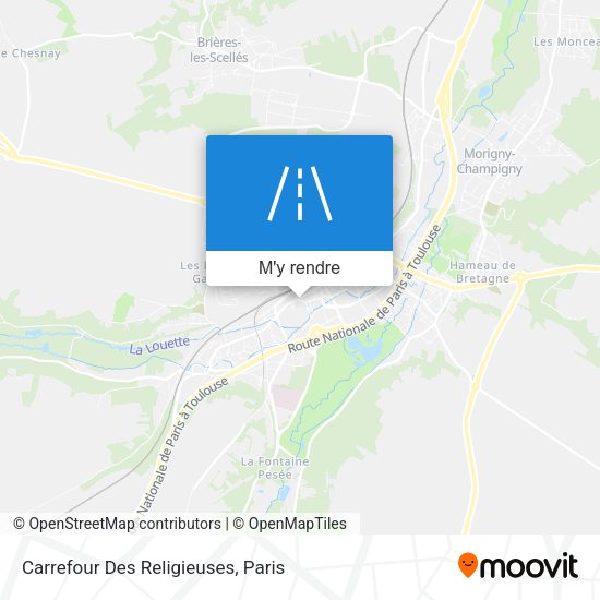 Carrefour Des Religieuses plan