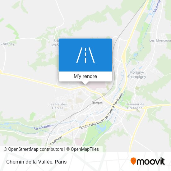 Chemin de la Vallée plan