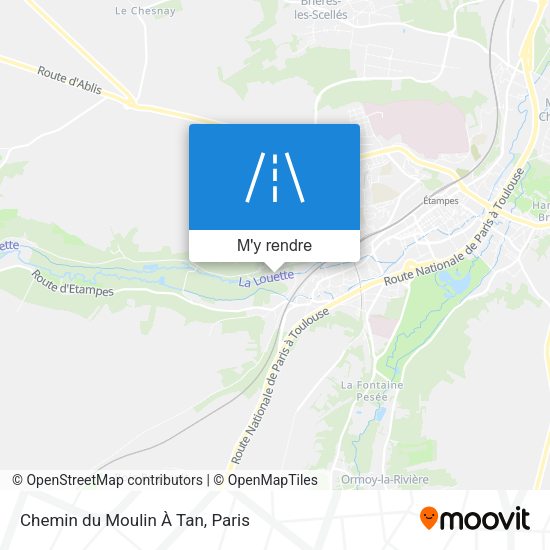 Chemin du Moulin À Tan plan