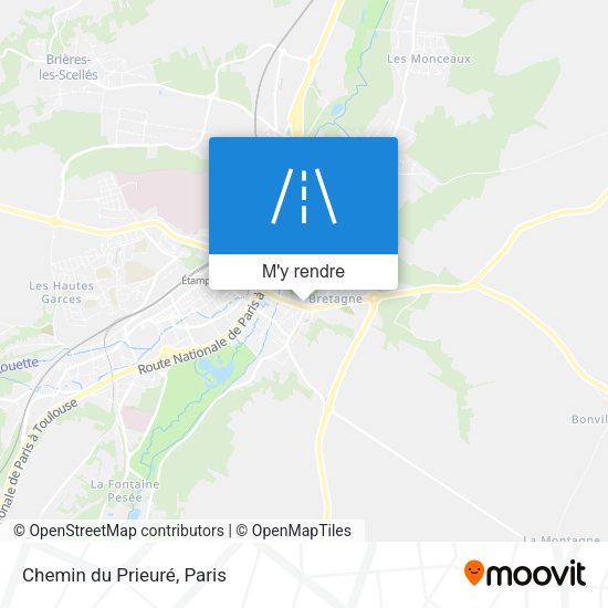 Chemin du Prieuré plan