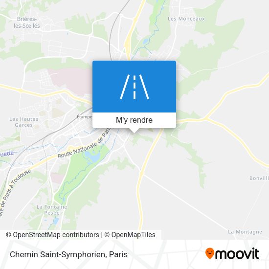 Chemin Saint-Symphorien plan