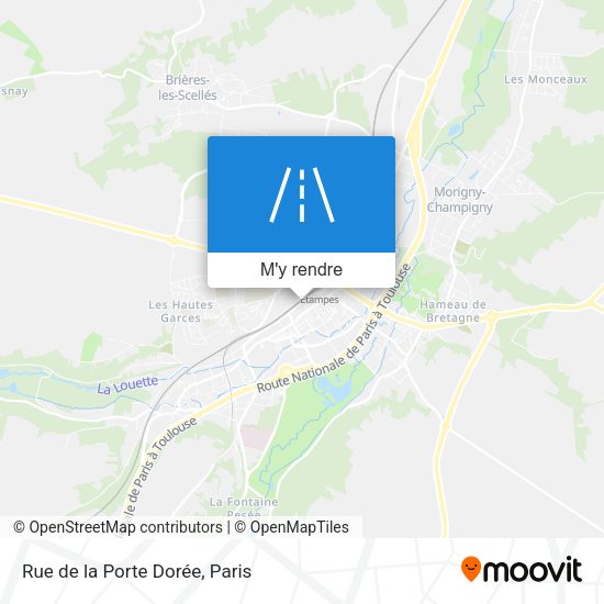 Rue de la Porte Dorée plan