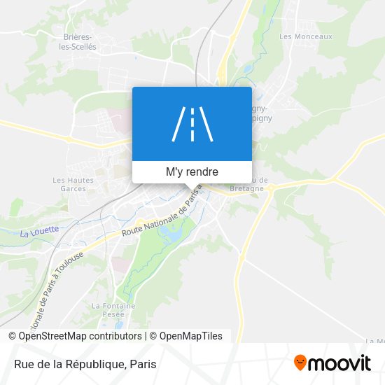 Rue de la République plan