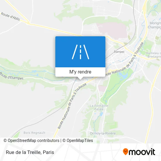 Rue de la Treille plan