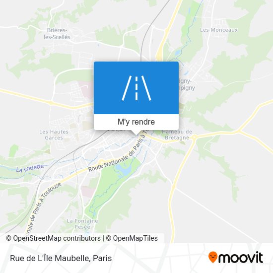 Rue de L'Île Maubelle plan