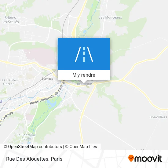 Rue Des Alouettes plan