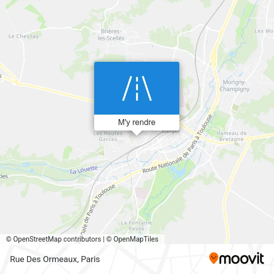 Rue Des Ormeaux plan