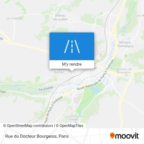 Rue du Docteur Bourgeois plan