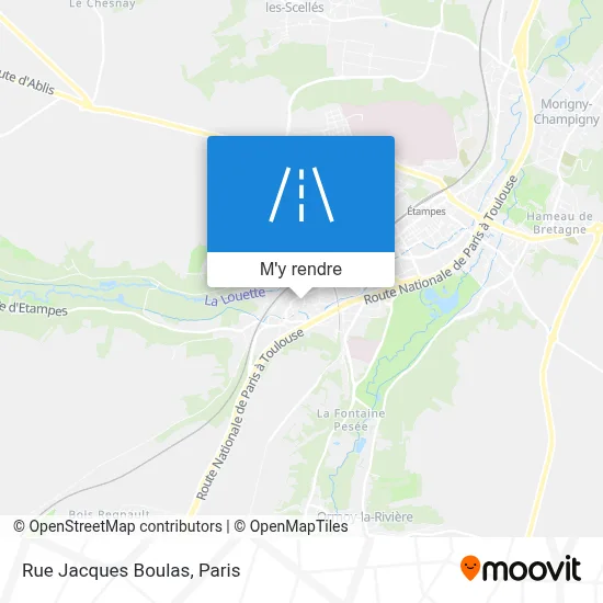 Rue Jacques Boulas plan