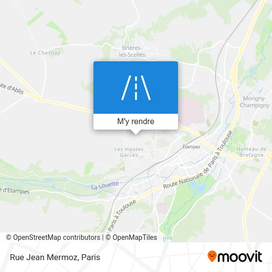 Rue Jean Mermoz plan