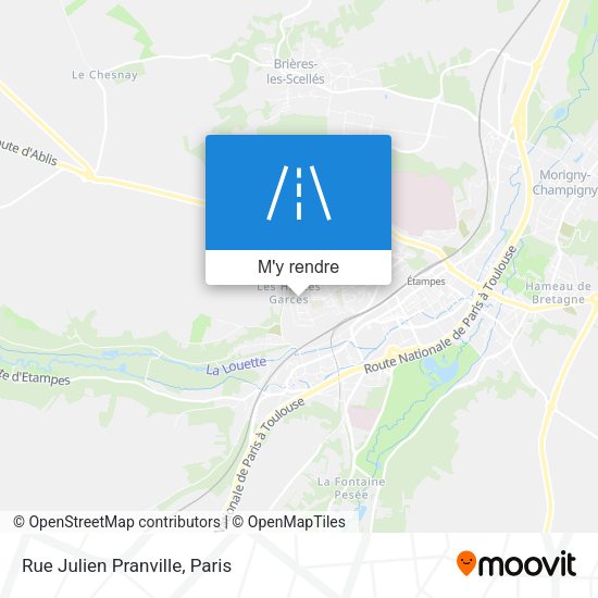 Rue Julien Pranville plan