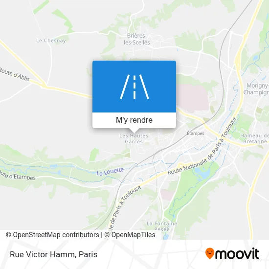 Rue Victor Hamm plan