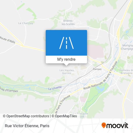 Rue Victor Étienne plan