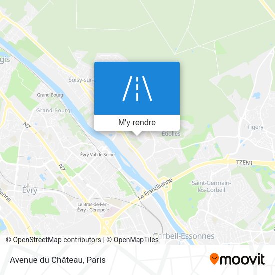 Avenue du Château plan