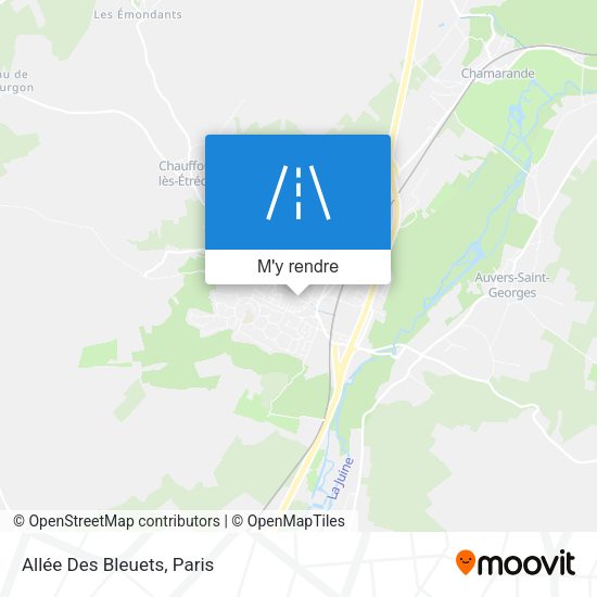 Allée Des Bleuets plan