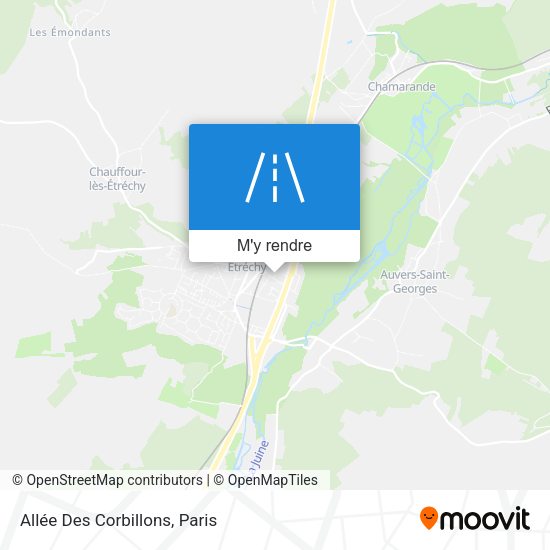 Allée Des Corbillons plan
