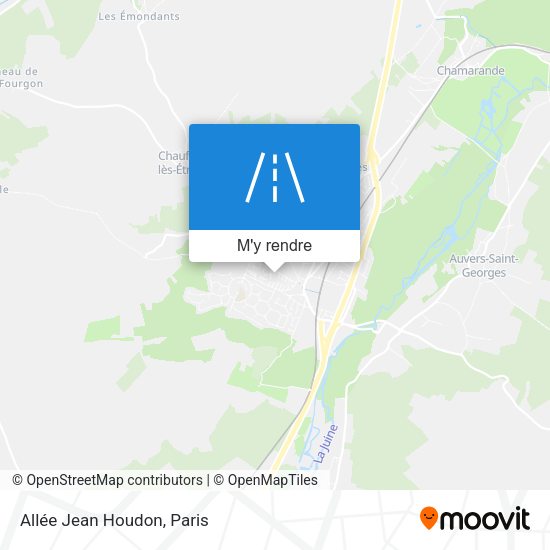 Allée Jean Houdon plan