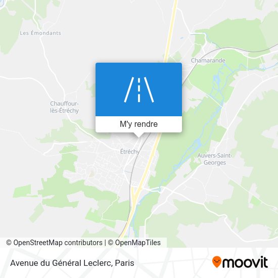 Avenue du Général Leclerc plan