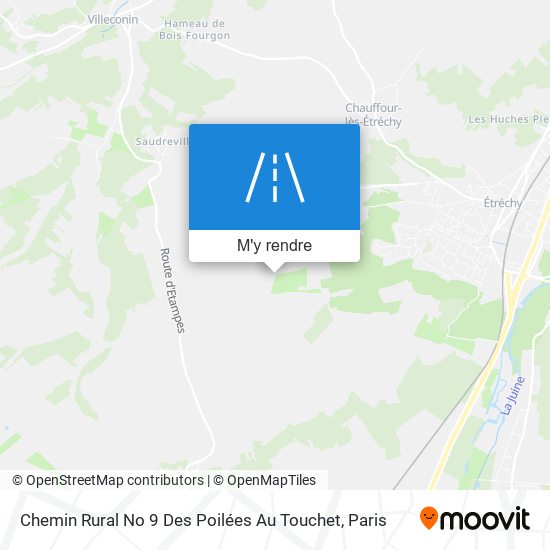 Chemin Rural No 9 Des Poilées Au Touchet plan
