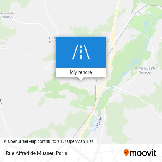 Rue Alfred de Musset plan