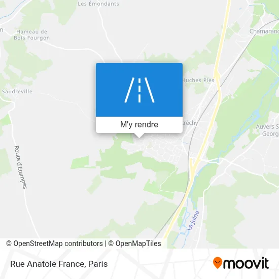 Rue Anatole France plan