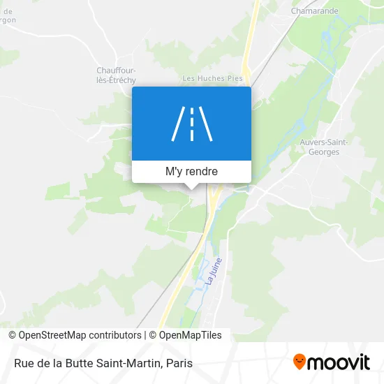 Rue de la Butte Saint-Martin plan